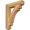 Ekena Millwork Merced Craftsman Rough Sawn Bracket, Western Red Cedar, 4"W x 22"D x 26"H BKT04X22X26MRC04RWR - alternate 1